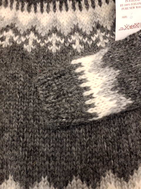 Handknitted in Iceland sweater